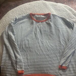 Striped Gray and Orange women’s 's Sweater